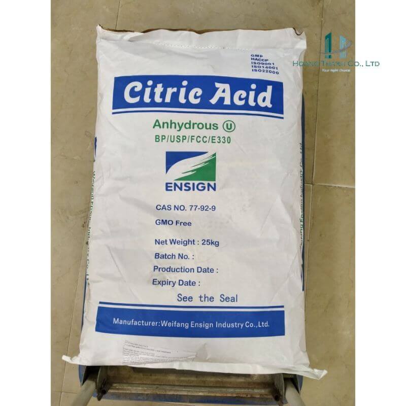 Acid Citric Anhydrous (C6H8O7)